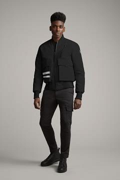 Chamarras Canada Goose Hombre México - Kirkfield Chaqueta De Bombardero Black Label Negros KT9142850